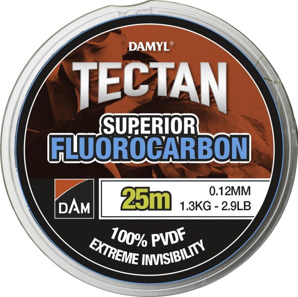 DAM Schnur Tectan Superior Fluorocarbon Länge 25m ø 0.50mm