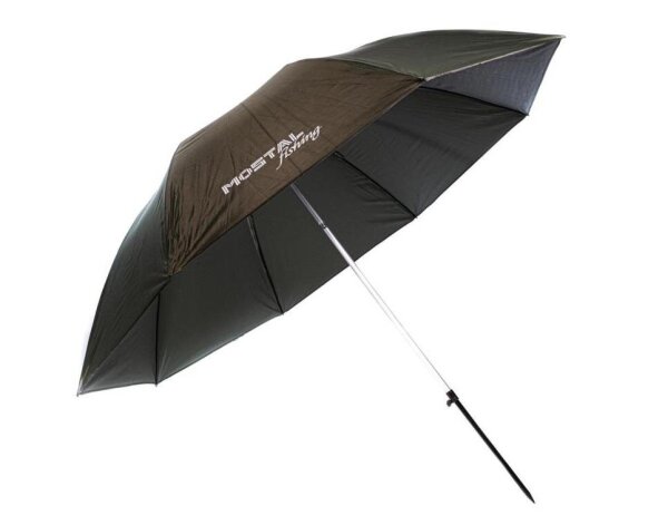 Mostal Schirm 2.50m Angelschirm Wasserdicht Regenschirm Angler Campingschirm Anglerschirm Angelschirm Sonnenschirm Sonnenschutz