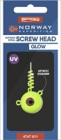 Spro Norway Edition Screw-In Head Farbe Glow Gewicht 120g