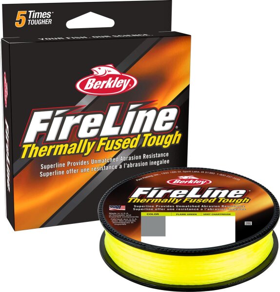 Berkley Schnur Fireline 300m Farbe Flamegreen Ø0,15mm