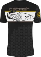 Hotspotdesign T-Shirt Linear Catfish Konfektionsgröße XXL