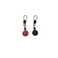 Angelspezi RB RIG/BEADS/SWIVEL (RED/BLACK)(5 PCS)