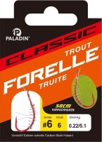 Paladin Classic Forelle mit Spirale gebunden 50cm rot...