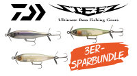 3er Sparpaket Bundle Daiwa Steez Prop Rapfen Wobbler mit...