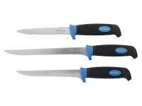 Kinetic SS Filetiermesser Set Black/Blue 4-teilig