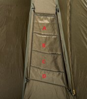 Mivardi Shelter Base Camp - wall organizer set (4 pcs)
