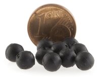 Angelspezi Gummiperlen Farbe Schwarz ø 6mm