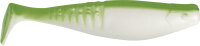 Dream Tackle Gummifisch Slottershad Farbe White Green Länge 8cm